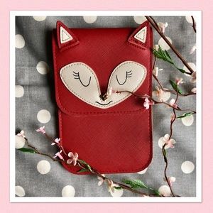 🌺5/$25🌺 Sleepy Fox Wallet/Iphone Clutch